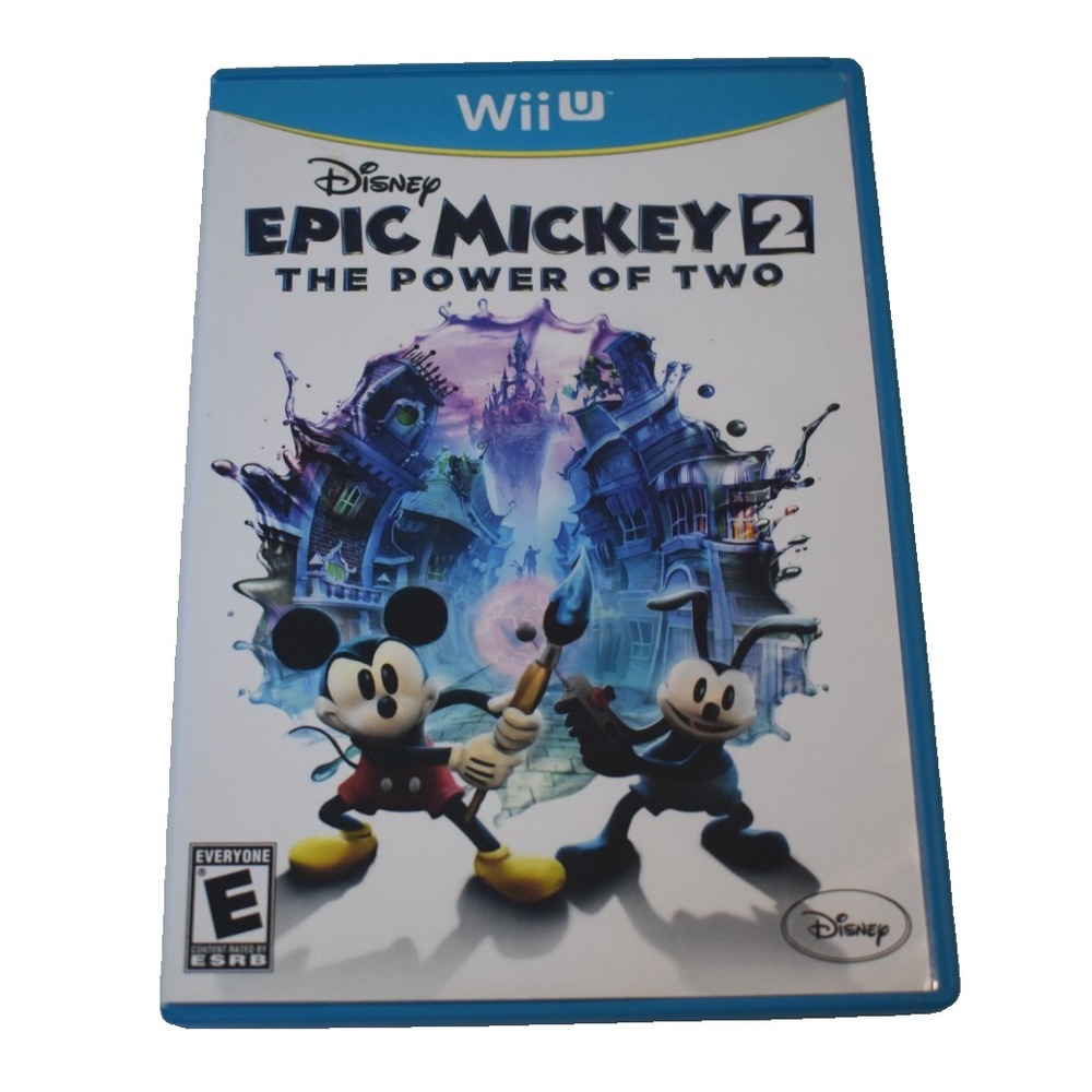 Disney Epic Mickey 2 The Power of Two Nintendo Wii U 2012 CIB Tested WUP-AEME